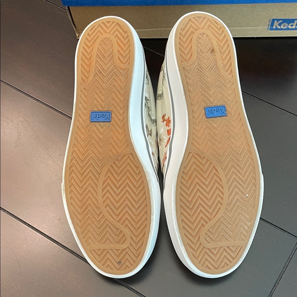Keds Tropical Print Canvas Slip-Ons - Picture 4 of 7
